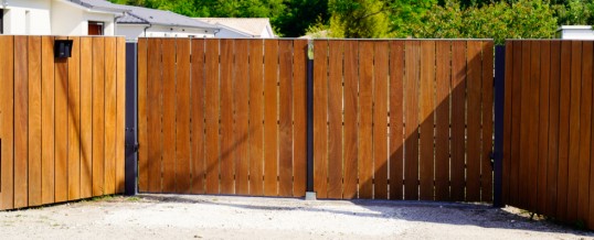 Wooden Security Gates for Driveways